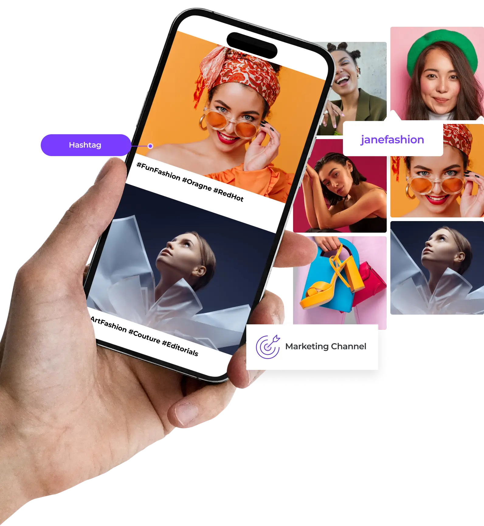 View Instagram posts by a hashtag that interests you.